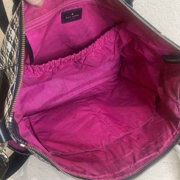 Kate Spade Margareta Baby Diaper bag Carryall Tote Shoulder Bag Workbag Weekend - Picture 11 of 14
